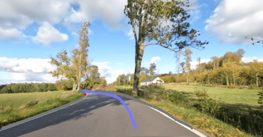 Motorcycle Cornering Trajectory Prediction