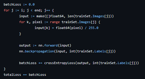 Neural Network in Golang